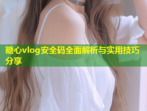 糖心vlog安全码全面解析与实用技巧分享