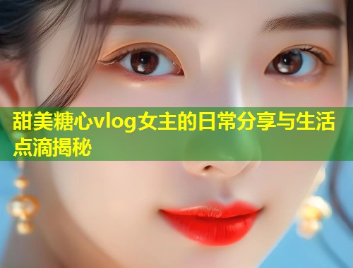 甜美糖心vlog女主的日常分享与生活点滴揭秘