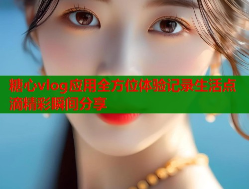 糖心vlog应用全方位体验记录生活点滴精彩瞬间分享