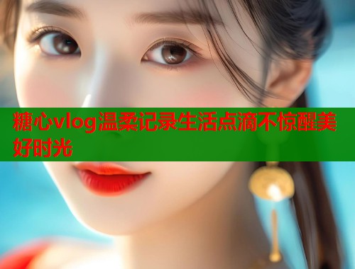 糖心vlog温柔记录生活点滴不惊醒美好时光
